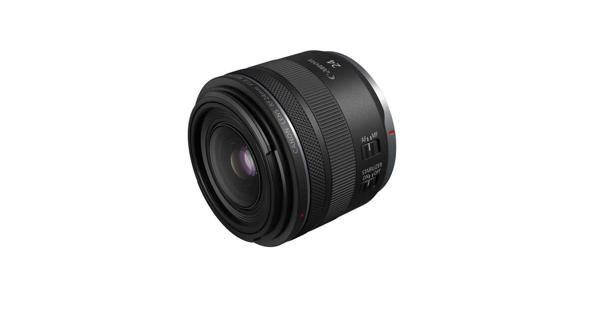 広角単焦点レンズ「RF24mm F1.8 MACRO IS STM」を発売、広い画角と