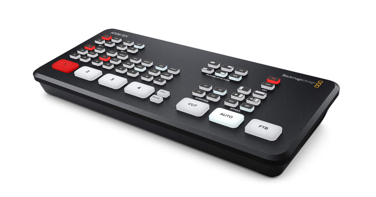 Blackmagic Design、新製品「ATEM SDI」スイッチャーシリーズを発表
