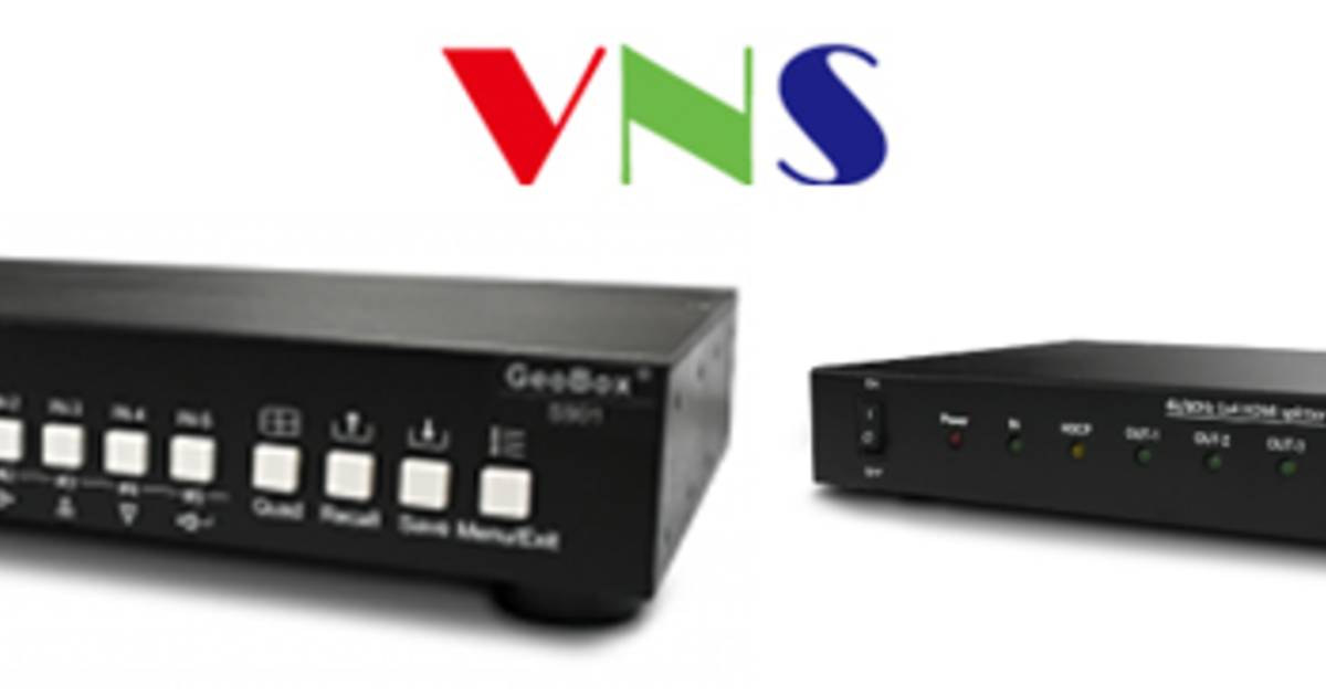 4Kシームレススイッチャー／HDMI 分配器『GeoBox Sシリーズ』発売