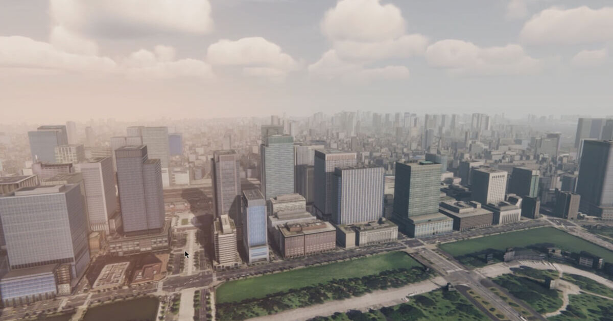 3D CARGO【都市景観編】3D形状データ集 OBJフォーマット フォトリアリスティック3D都市データ「REAL 3DMAP TOKYO for XR」を