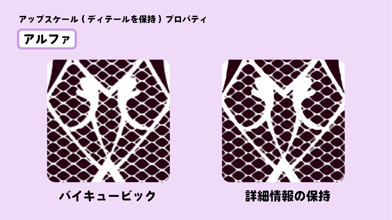 アップスケール ディテールを保持 とは ディストーション Vook ヴック