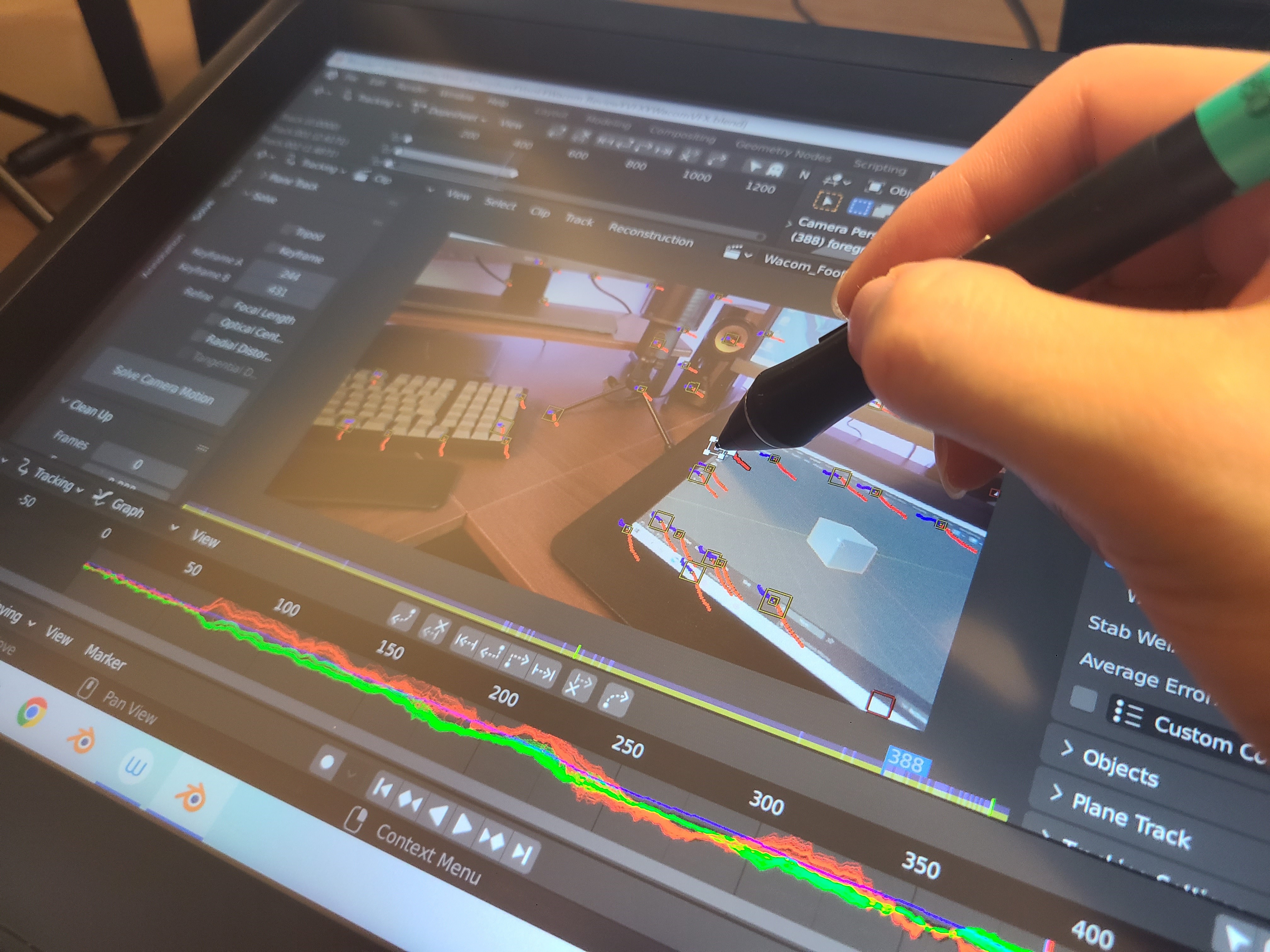液晶ペンタブレット Wacom Cintiq 16 を実写vfx制作に使ってみた アニメーション編 Vook ヴック